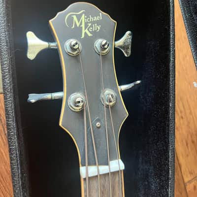 Demo video! Michael Kelly Club deluxe Acoustic Bass with hard case image 5