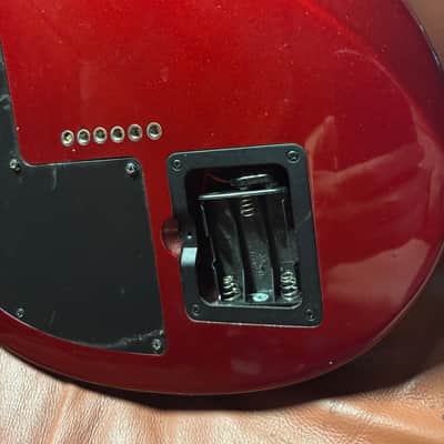 Line 6 Variax 500 Candy Apple Red Modeling Electric Guitar with extras! image 5