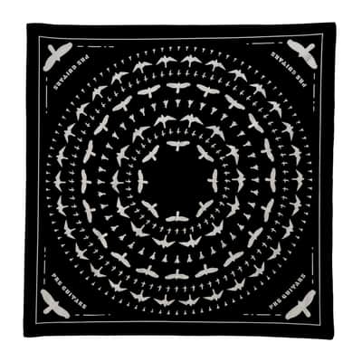 PRS #109041:001:011 - Traditional Bird Bandana - Black image 3