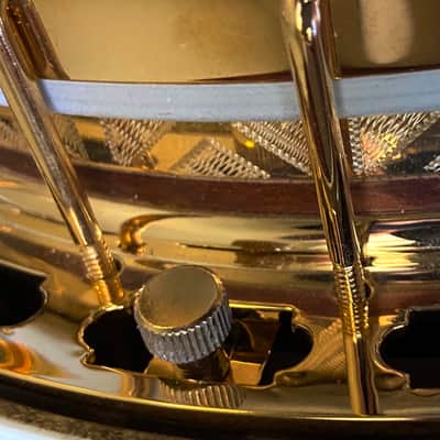 Tim Davis Banjos Mack Crowe Gold Engraved Bluegrass Banjo 2020 Mahogany image 6
