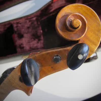 Jérôme Thibouville-Lamy (J.T.L.) Stradivarius Copy 4/4 French Circa-1930s-1940s-Light Yellow Brown Varnish image 21