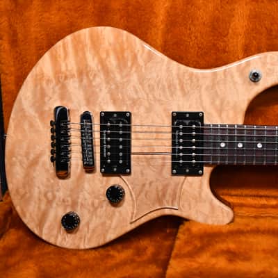 Washburn USA Custom Shop WM100 Curly Maple Top Natural 1998 w/OHSC image 11