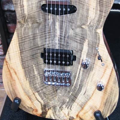 Lipe Guitars Virtuoso 2017 Natural Flame Buckeye Burl image 2