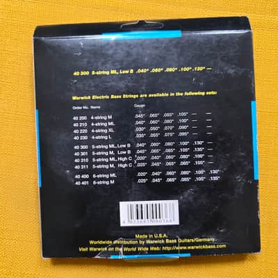 Warwick & GHS Bass Strings Lot — 6 Sets, 5-String, Factory Sealed image 3
