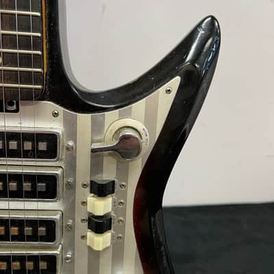 Vintage Silvertone Model 759 1437 Teisco 1960's Sunburst Electric Guitar Made in Japan Guitar image 12