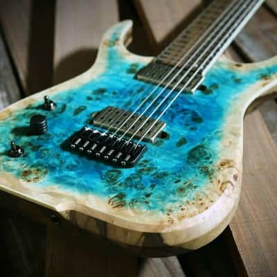 Free Worldwide Shipping! New Skervesen Raptor 7 Lefty Lefthand 7 string Lefthanded Electric Guitar image 12