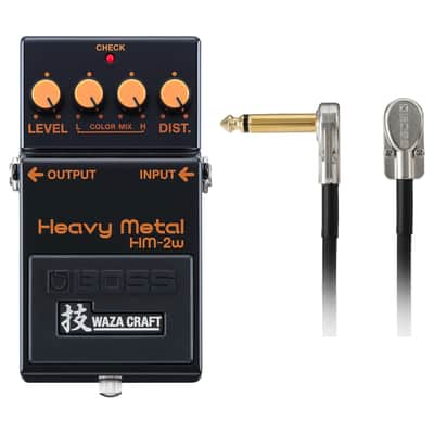 New Boss HM-2W Waza Craft Heavy Metal Distortion Guitar Effect Pedal image 1