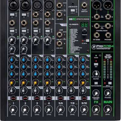 Mackie ProFXv3 Series, 10-Channel Professional Effects Mixer with USB, Onyx Mic Preamps and GigFX effects engine - Unpowered (ProFX10v3) image 4