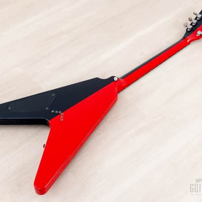 2015 Dean Custom Shop USA Michael Schenker Red Black Flying V, Signed 1 of 50 w/ Case, CoA, Tags image 13