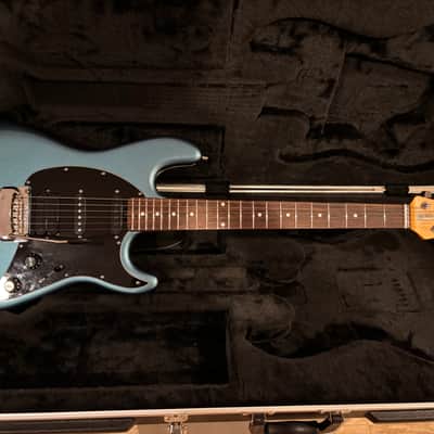 Ernie Ball Music Man Cutlass HSS Kaser B-52 2018 - 2021 - Vintage Turquoise Blue - OHSC, Tremolo, Strap, Strap Locks image 8