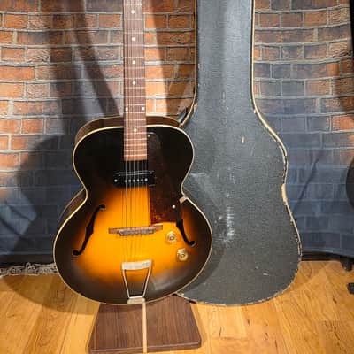 Original Vintage 1951 Gibson ES-125 Sunburst w/ Period 2 Tone Hard Case image 1