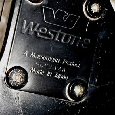 WESTONE X695BK SPECTRUM LX Bass  1986 Black.  BY MATSUMOKU.  TWO NECKS. Fretted & Fretless.  RARE. image 24