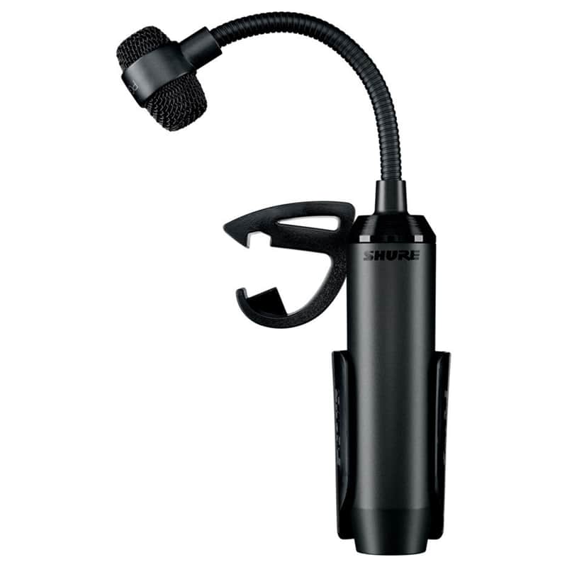SHURE PGA98D-LC Cardioid condenser gooseneck drum microphone - AP98DM drum mount, less cable image 1