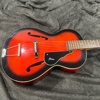 Framus Studio 5/51 vintage 1971 - Red burst hollowbody image 3