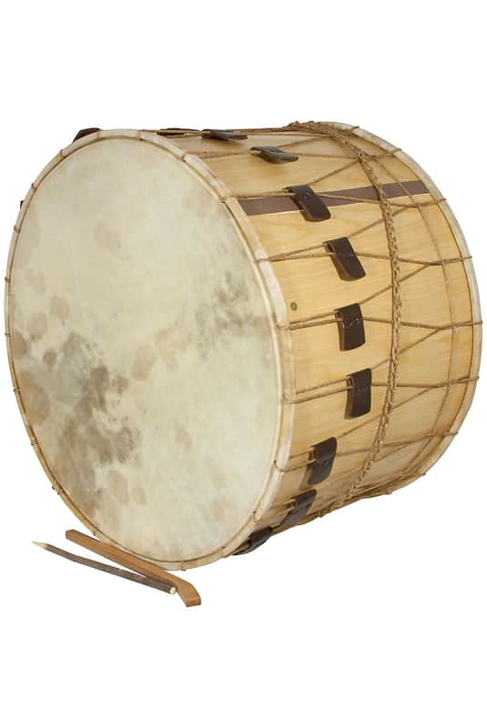 Mid-East TUPX-2 Rope Tuned 26-Inch Tupan Drum w/Beater & Switch - Blemished* image 1