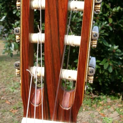 1981 Kazuo Yairi YC-50 AMAZING RAMIREZ STYLE Classical Concert Guitar+K Yairi Hard Case plus more extras image 12
