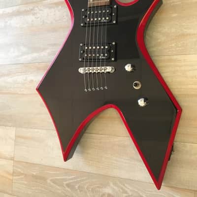 B.C. Rich WARLOCK BLACK/RED image 2