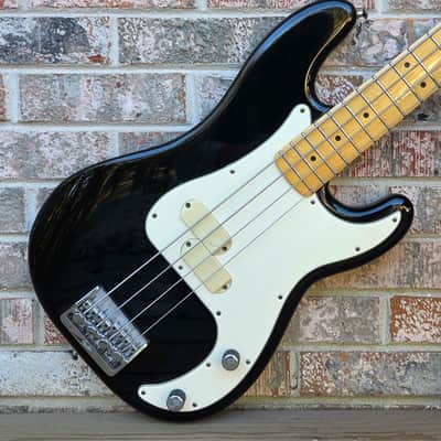 Vintage 1983 Fender Precision Bass Elite I Bass Guitar w/ Original Plastic Molded Case! image 1
