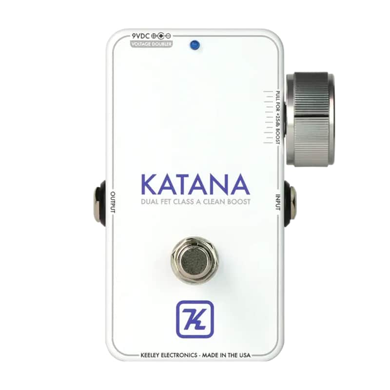 Keeley Electronics New Katana Clean Boost - Throwback White image 1