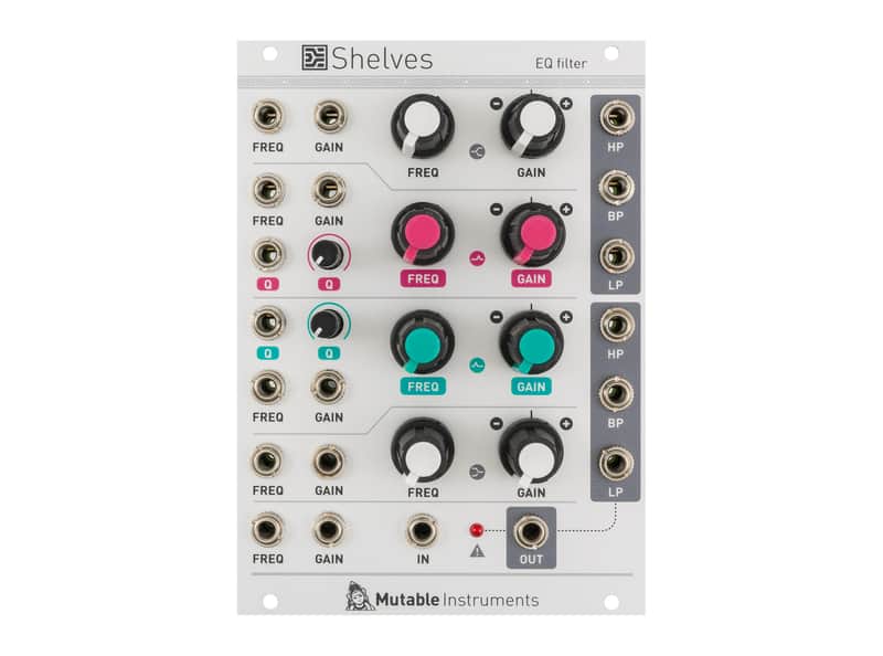 Mutable Instruments Shelves MKII 4 Band VC Parametric EQ [USED] image 1