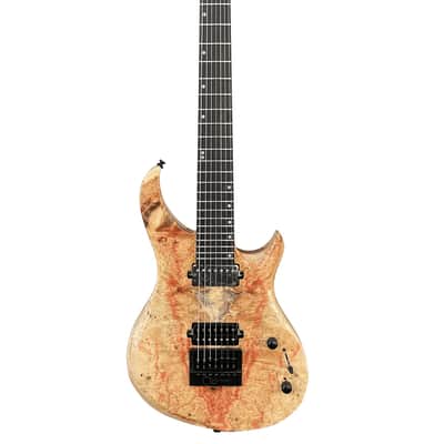 10S Spring BH Evertune/Bare Knuckle/Seymour Duncan Hyperswitch 7 String Baritone Electric Guitar – One Off 5A Maple Poplar image 2