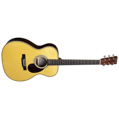 Martin OMJM John Mayer Signature Acoustic-Electric Guitar w/ Custom Hardshell Case - Natural image 3