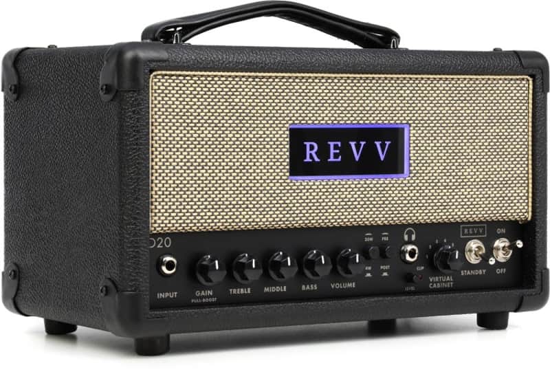 Revv D20 20-/4-watt Tube Head - Black Tolex (RevvD20Td3) image 1