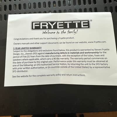 Fryette PS-100 Power Station Dual-Mode Reactance Amplifier 2021 - Present - Silver image 10