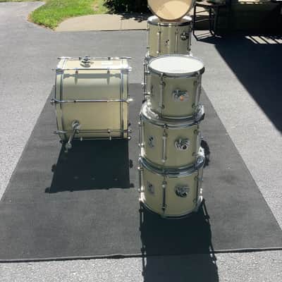 SONOR Force 2000 shell pack 80s - Cream white, Hardware available upon request image 4