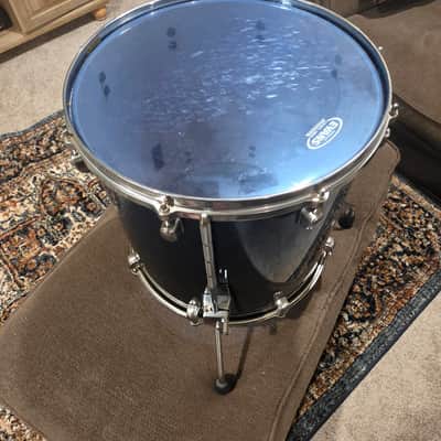 Tama STARCLASSIC PERFORMER BIRCH 16 IN Floor Tom 2000s - Blue Galaxy Fade image 7