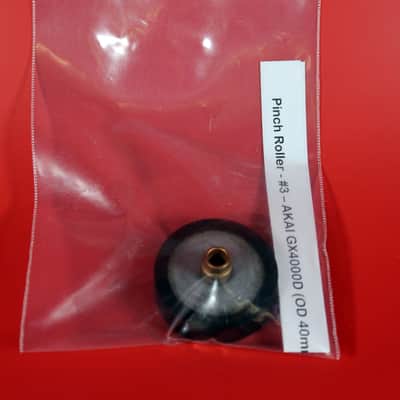 Akai GX-4000D Reel to Reel Pinch Roller 1970's - 1980's - Black / Silver - #3 image 4
