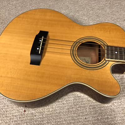 Takamine Jasmine ES-50c Acoustic/Electric Bass & Gigbag image 1