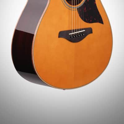 Yamaha AC1R Acoustic-Electric Guitar, Vintage Natural image 2