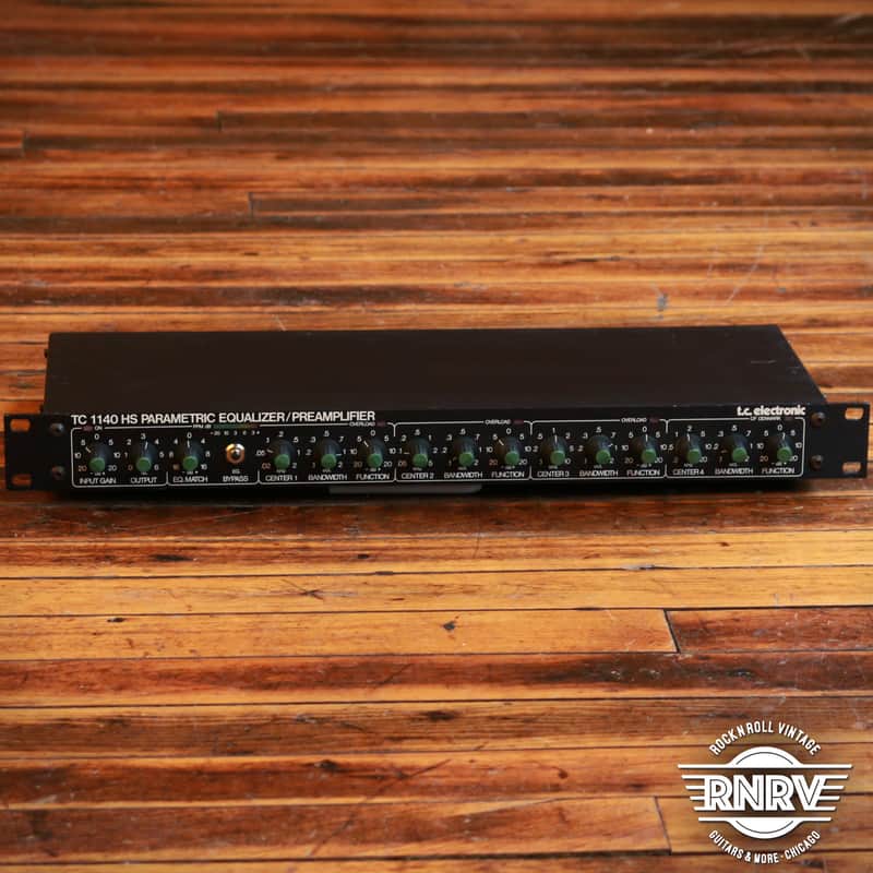 ギター TC 1140 Parametric Equalizer T.C. Electronic TC1140 PARAMETRIC EQUALIZER/PREAMPLIFIER 1U RACK