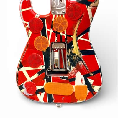Eddie Van Halen Frankenstrat, Frankenstein Replica Guitar Build, not an EVH image 4