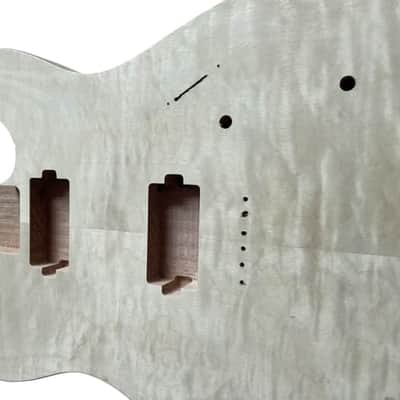 Quilted Veneer Maple Top Guitar Telecaster Tele Style Mahogany Body image 2