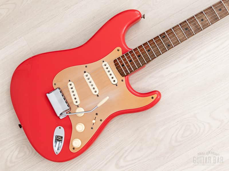 1959 Fender Stratocaster Vintage Guitar Pre-CBS, Matador Red Lacquer (Riggio) w/ Tweed Case image 1