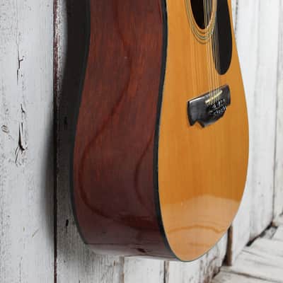 Alvarez RD2012 12 String Dreadnought Acoustic Electric Guitar Natural Finish image 12