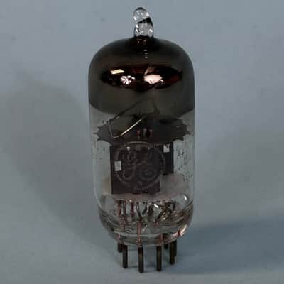 1951 General Electric 12AT7 ECC81 Vintage GE Gray Plate D Getter Tube! T408 image 1