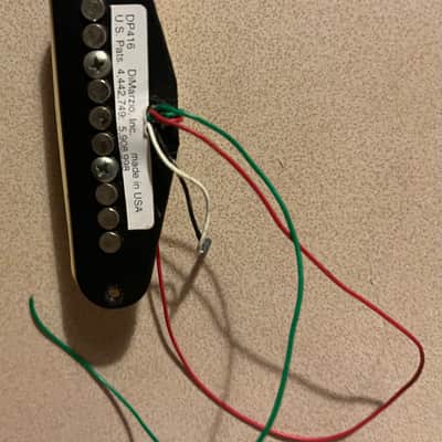 DiMarzio DP416CR Area 61 Single Coil Pickup 2010s - Cream image 2
