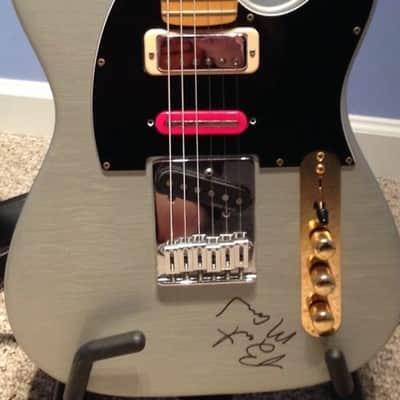 Valley Arts Custom Pro ( Rare ) Brent Mason Signiture Model 1992 Silver signed By Brent! image 1