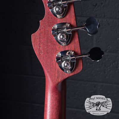 Momose MJ2-PH Jazz Bass – Purpleheart Neck – Burner Ash MIJ image 15