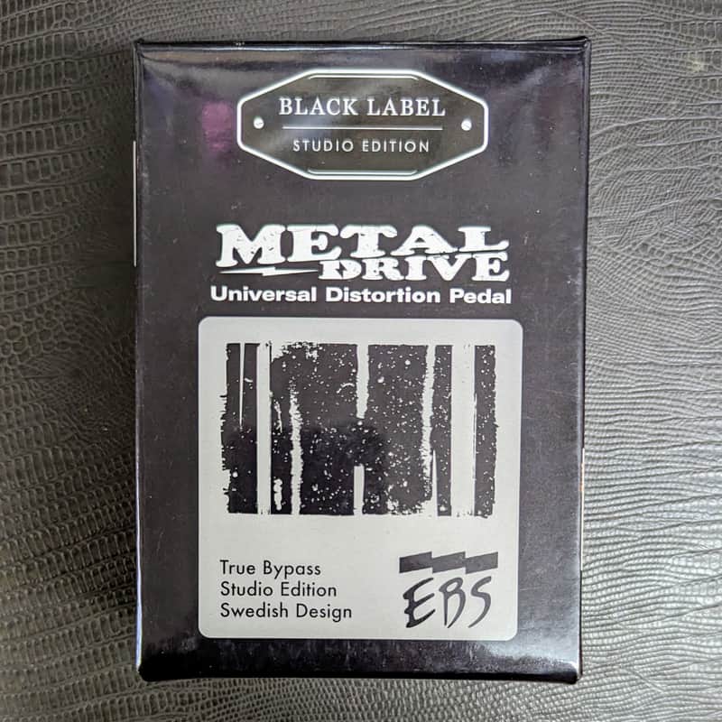EBS Metal Drive Studio Edition Bass Guitar Distortion Pedal image 1