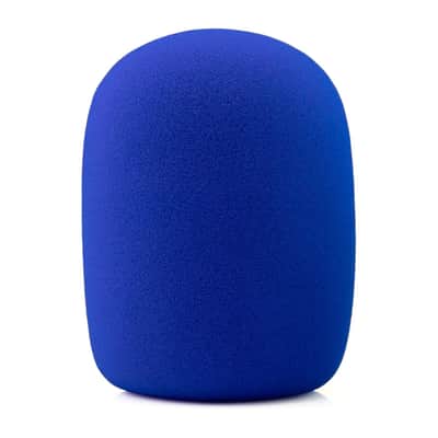 Re20 Pop Filter For Electro-Voice Re20 / Re27/ Re320 Microphone, Blue Ws-Pl2 Windscreen Replacment For Ev Re-20 / Re-27 / Re-320 Mic Foam Cover Asseccories