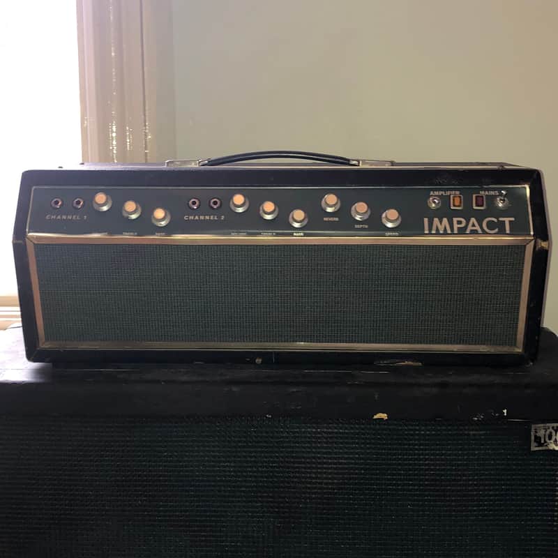Pre Dallas arbiter Impact 50w Valve / Tube head - Amplifier. Tremolo and reverb 1967 image 1