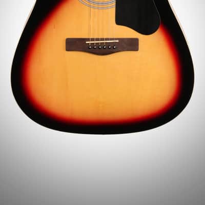 Silvertone SD3000 Acoustic Guitar Package, Vintage Sunburst image 2