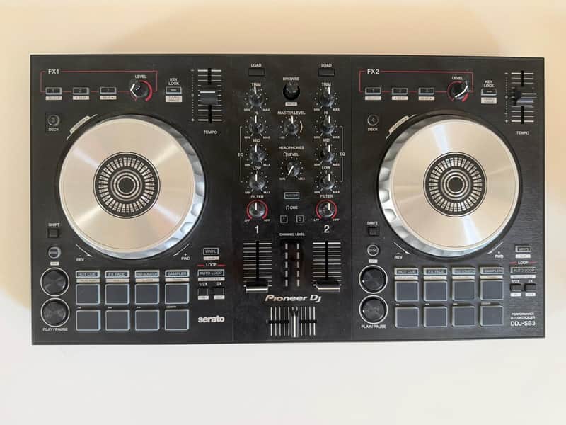 Pioneer DDJ-SB3 2-Channel DJ Controller - Black image 1