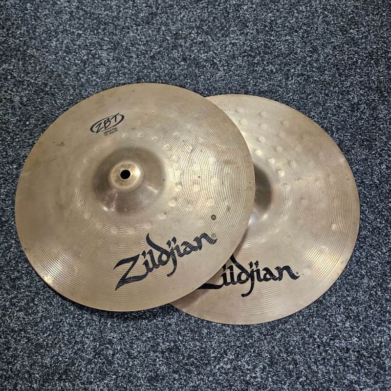 Hi-Hat Cymbals 13" Zildjian ZBT USED! RKZPJ250626 image 1