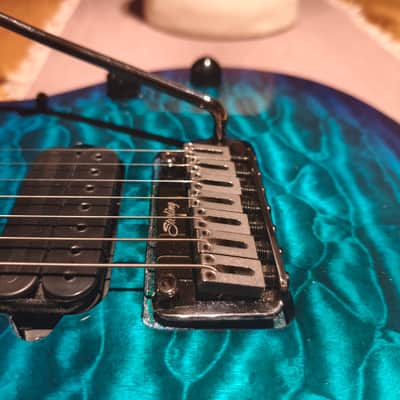 Sterling MAJ270X QM John Petrucci Signature Majesty DiMarzio 2020 - 2024 - Cerulean Paradise image 15