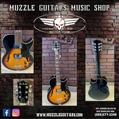 Glen Burton GE775-CHIC-TS-CHICAGO HOLLOW BODY ELECTRIC Sunburst image 2